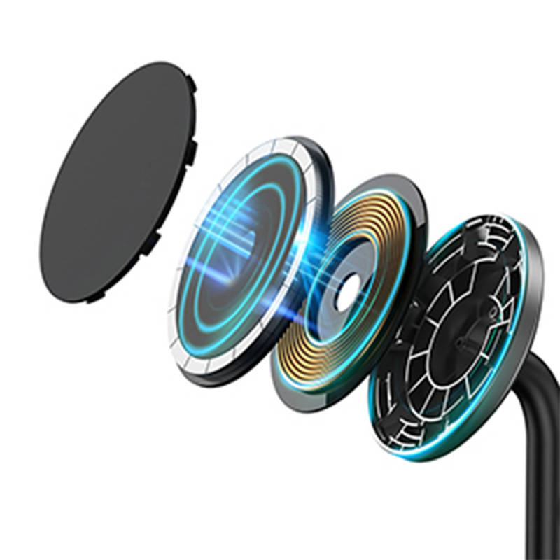 Choetech T585-F Wireless Charger 15W with stand 3in1 (black)
