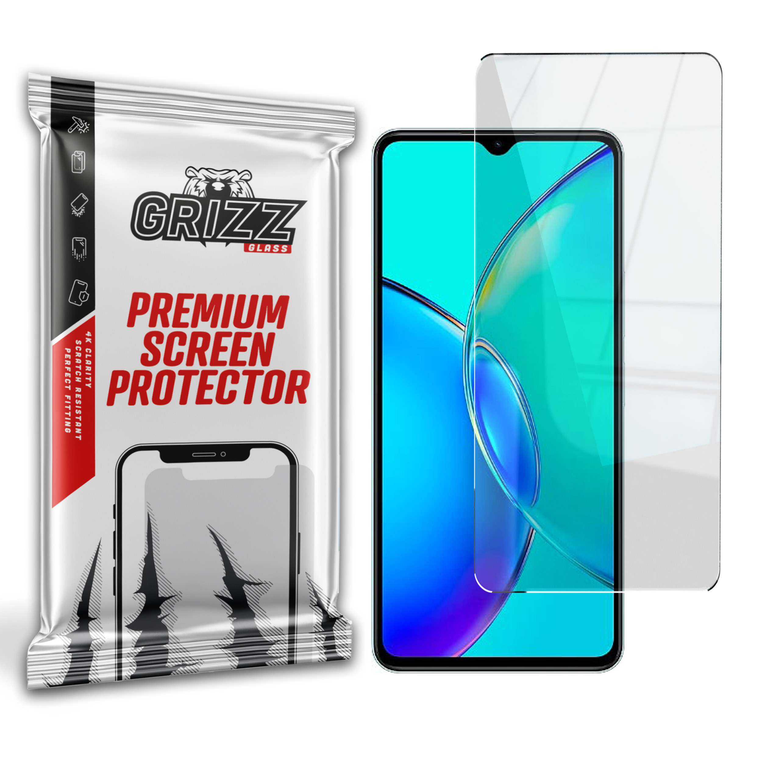 GrizzGlass HybridGlass vivo Y35+