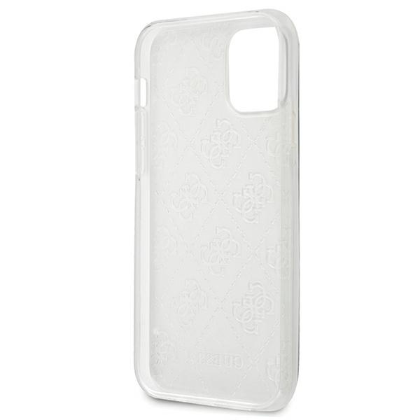 Guess GUHCP12S3D4GTR Apple iPhone 12 mini transparent hardcase 4G 3D Pattern Collection