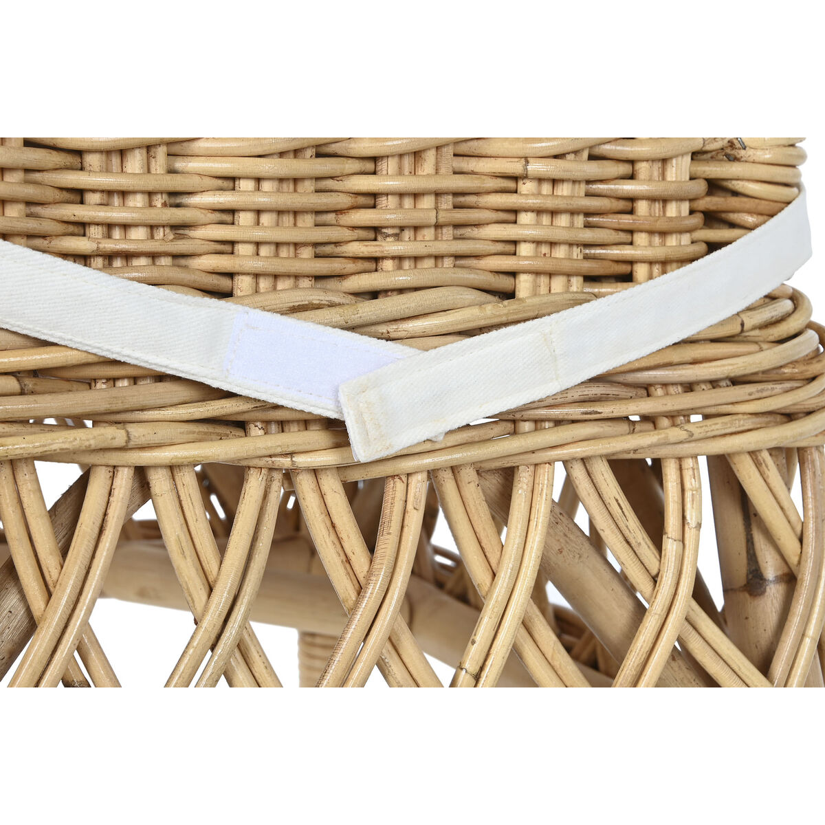 Chair DKD Home Decor White Natural Rattan 45 x 55 x 85 cm