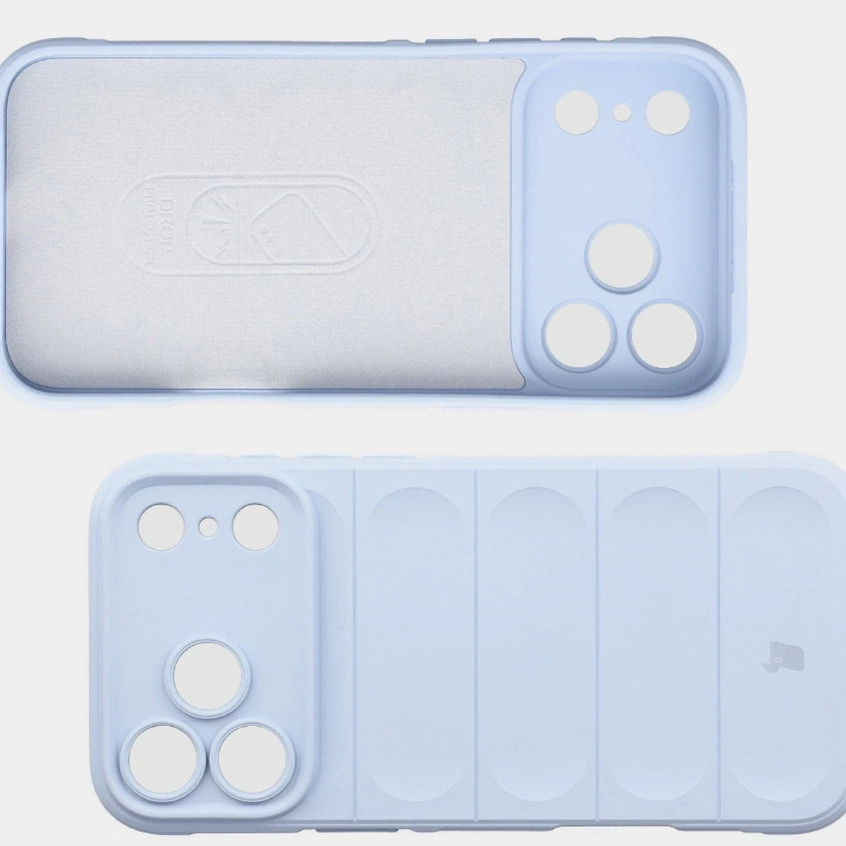 Pancerne etui Bizon Case Tur do Apple iPhone 17 Pro Max jasnoniebieskie