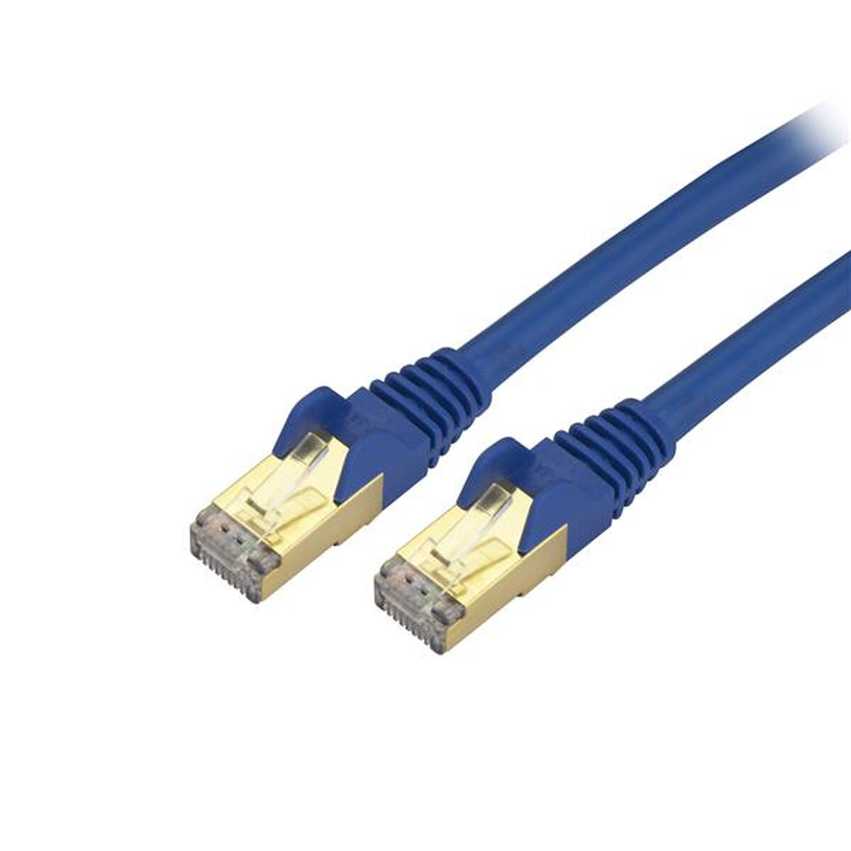 UTP Category 6 Rigid Network Cable Startech C6ASPAT10BL 3 m Black Blue