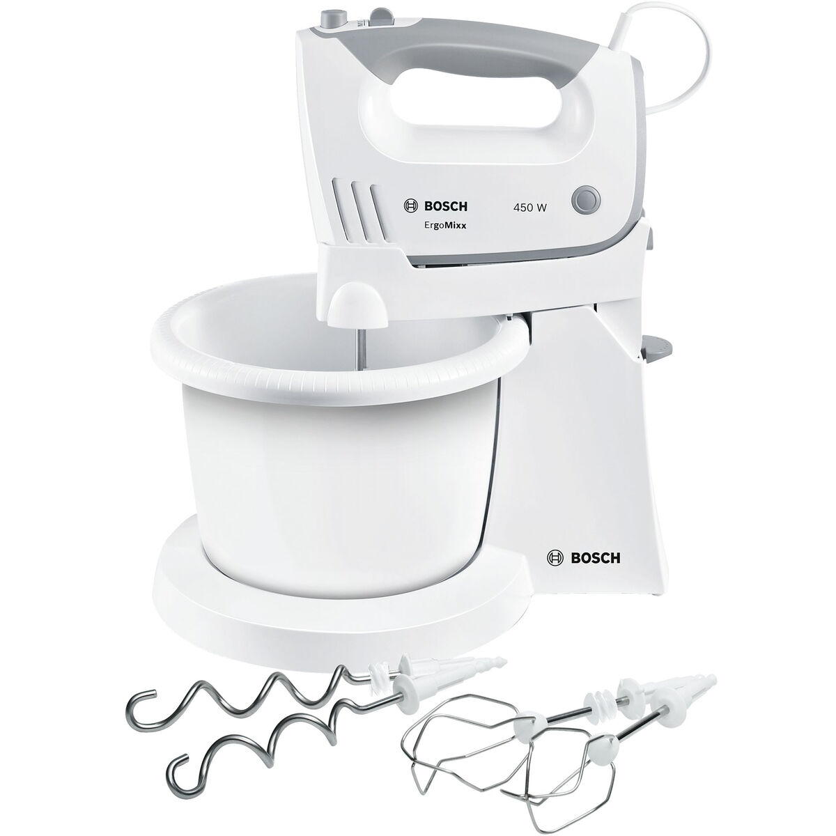 Mixer-Kneader with Bowl BOSCH MFQ36460 White 450 W Mixer-Kneader with Bowl BOSCH MFQ36460 White 450 W