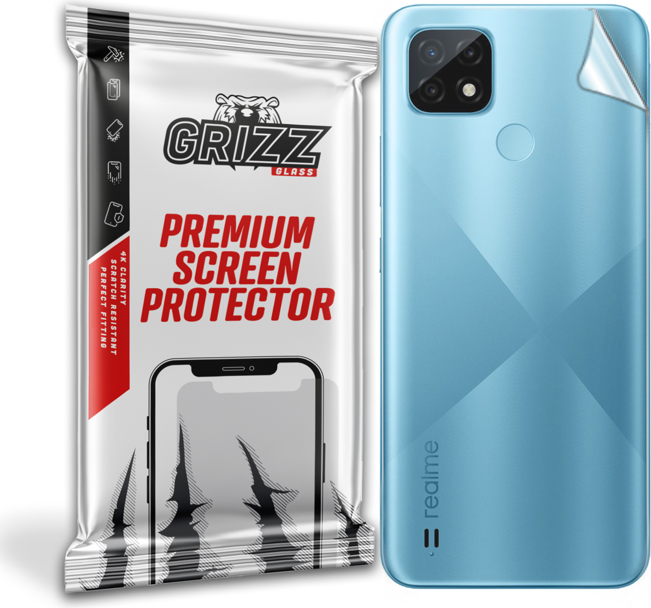 GrizzGlass SatinSkin Realme C21