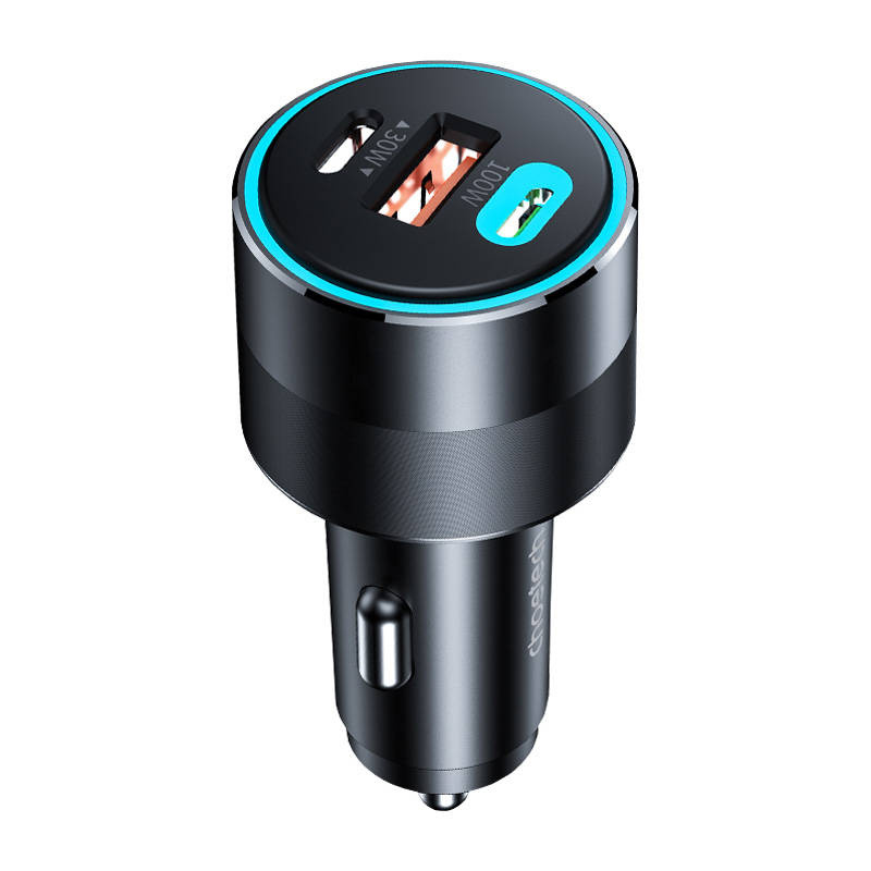 Choetech TC0011 Car Charger 130W 2x USB-C 1x USB-A (black)