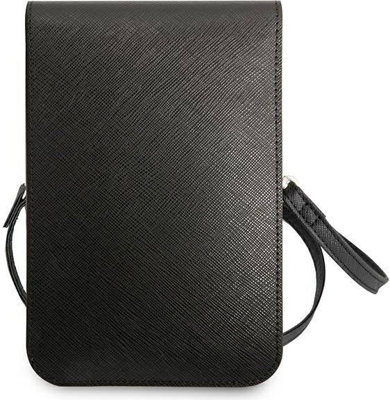 Guess GUWBSATMBK black Saffiano Triangle