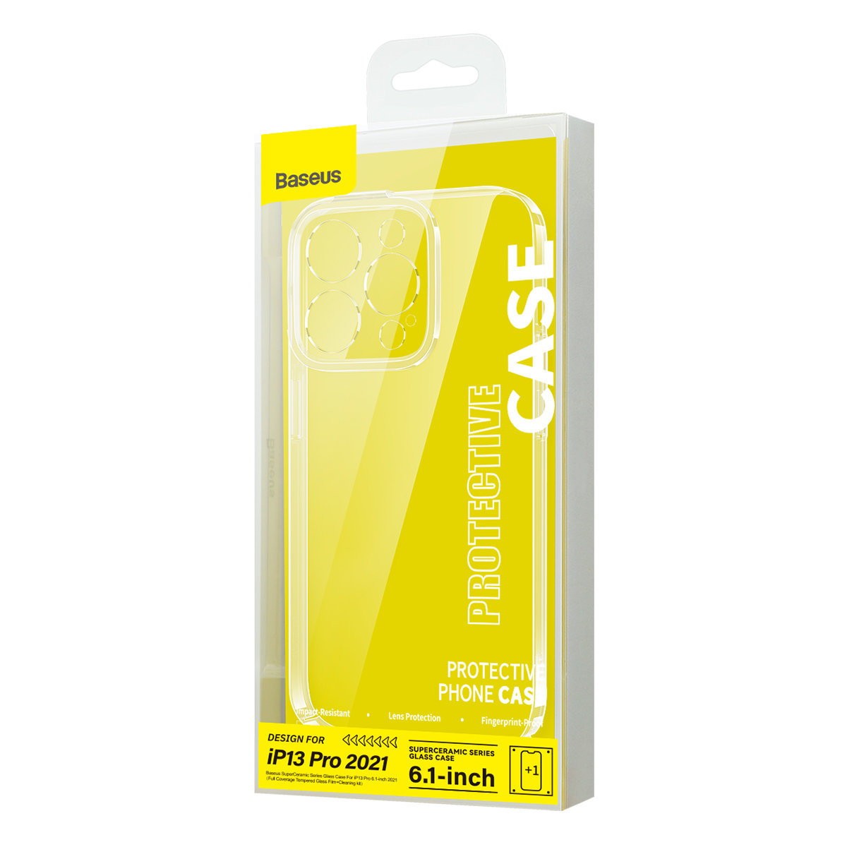 Baseus SuperCeramic Glass Case Apple iPhone 13 Pro + cleaning kit