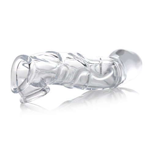 Clear Extender Curved Penis Sleeve