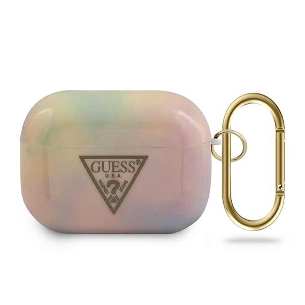 Guess GUACAPTPUMCGG01 Apple AirPods Pro cover pink Tie & Dye Collection
