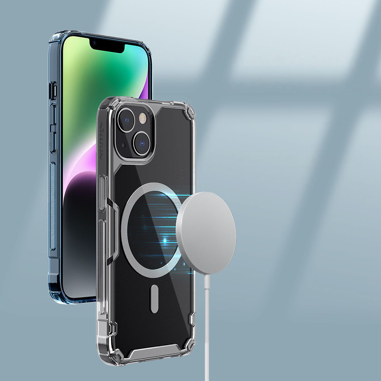 Nillkin Nature Pro Magnetic Apple iPhone 15 blue