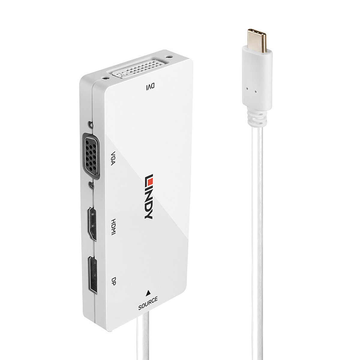USB Hub LINDY 43279 White (1 Unit)