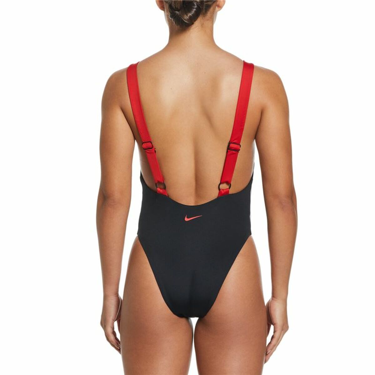 Women’s Bathing Costume Nike Scoop Neck Black