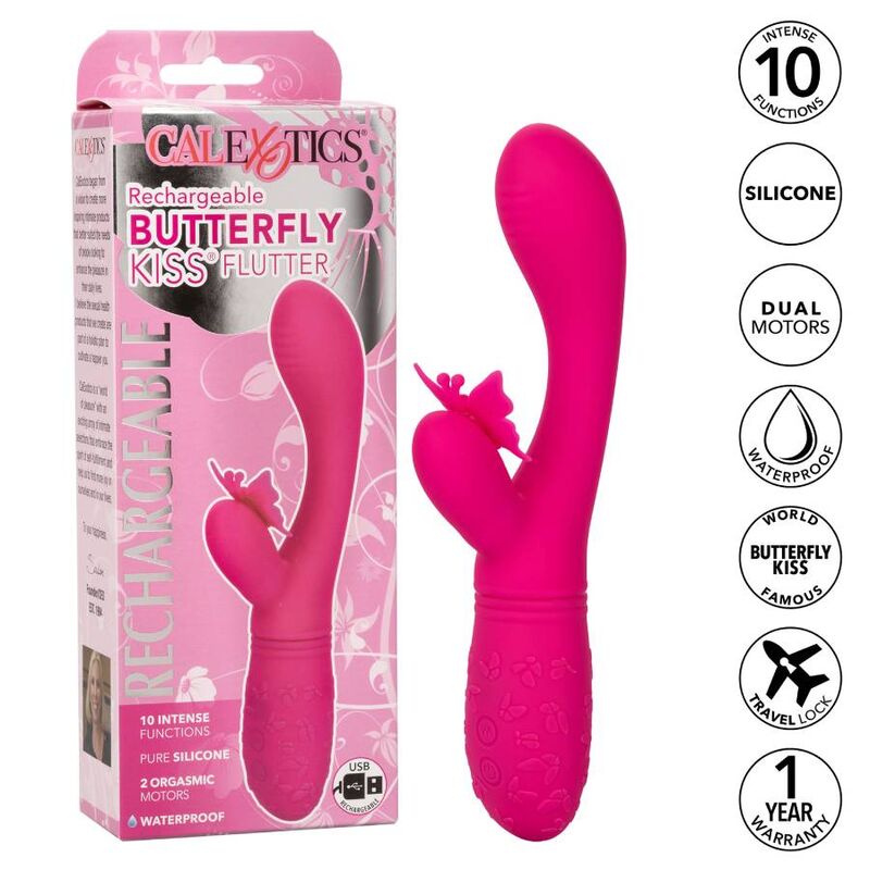 CALIFORNIA EXOTICS BUTTERFLY KISS FLUTTER PINK