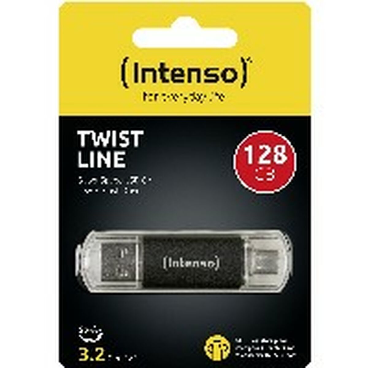 USB stick INTENSO Anthracite 128 GB 128 GB SSD USB stick INTENSO Anthracite 128 GB 128 GB SSD