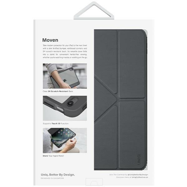 UNIQ Moven Apple iPad 10.9 2022 (10. generacji) charcoal grey