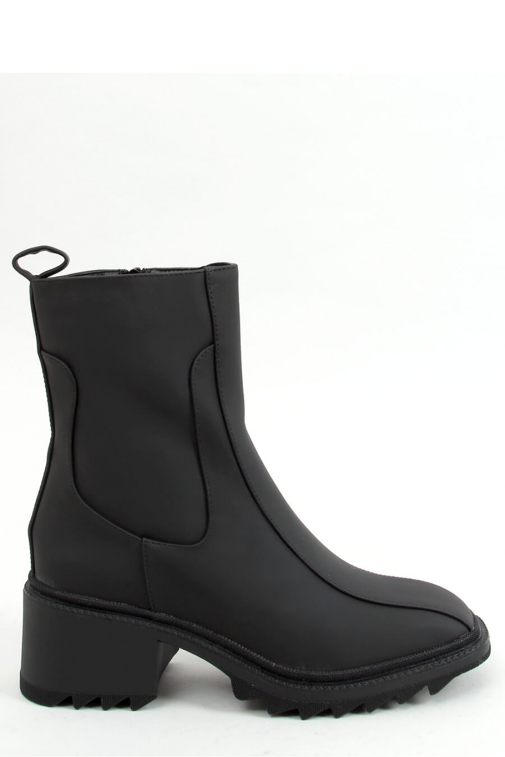 Stiefeletten mit Absatz model 157794 Inello schwarz Damen