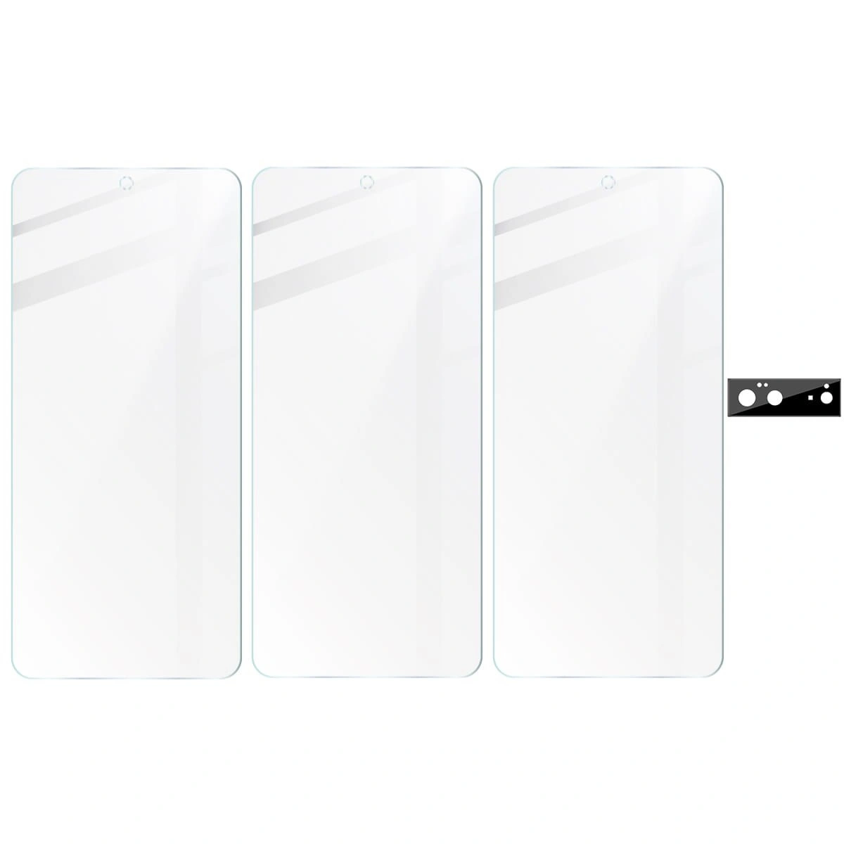 Bizon Glass Clear tempered glass - 3 pcs. + lens glass Google Pixel 6
