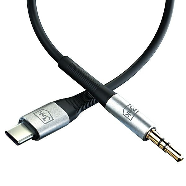 3MK AUX cable USB-C / jack 3.5mm 1m