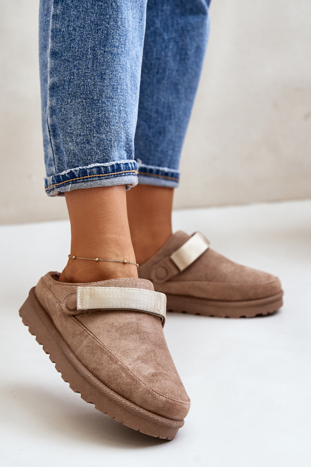  Slippers model 200115 Step in style  brown