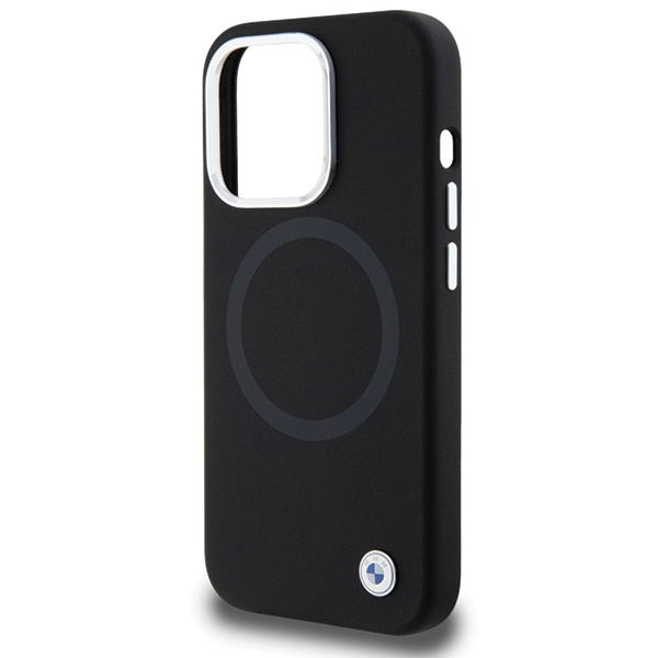 BMW BMHMP15XSILBK2 Apple iPhone 15 Pro Max Signature Liquid Silicone MagSafe black