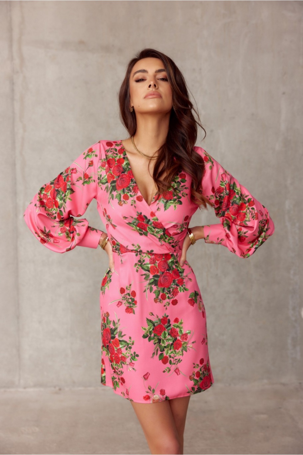  Cocktail dress model 176673 Roco Fashion  pink