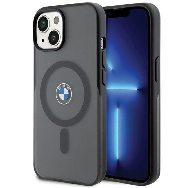 BMW BMHMP15MDSLK Apple iPhone 15 Plus / 14 Plus hardcase IML Signature MagSafe black