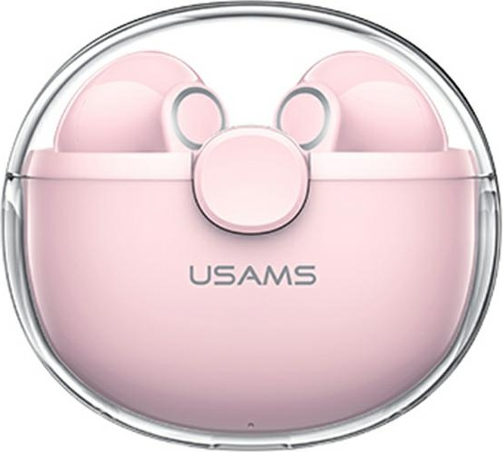USAMS Earphones Bluetooth 5.1 TWS BU series pink BHUBU04