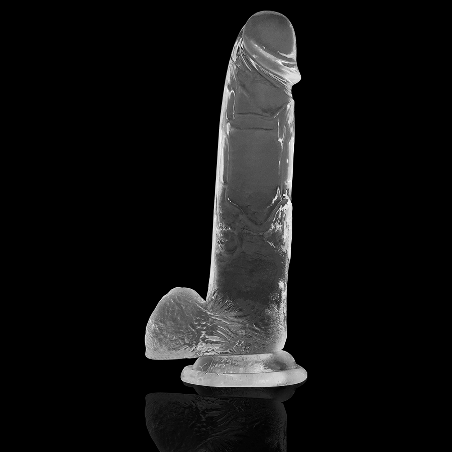 XRAY CLEAR COCK WITH BALLS 22CM X 4.6CM