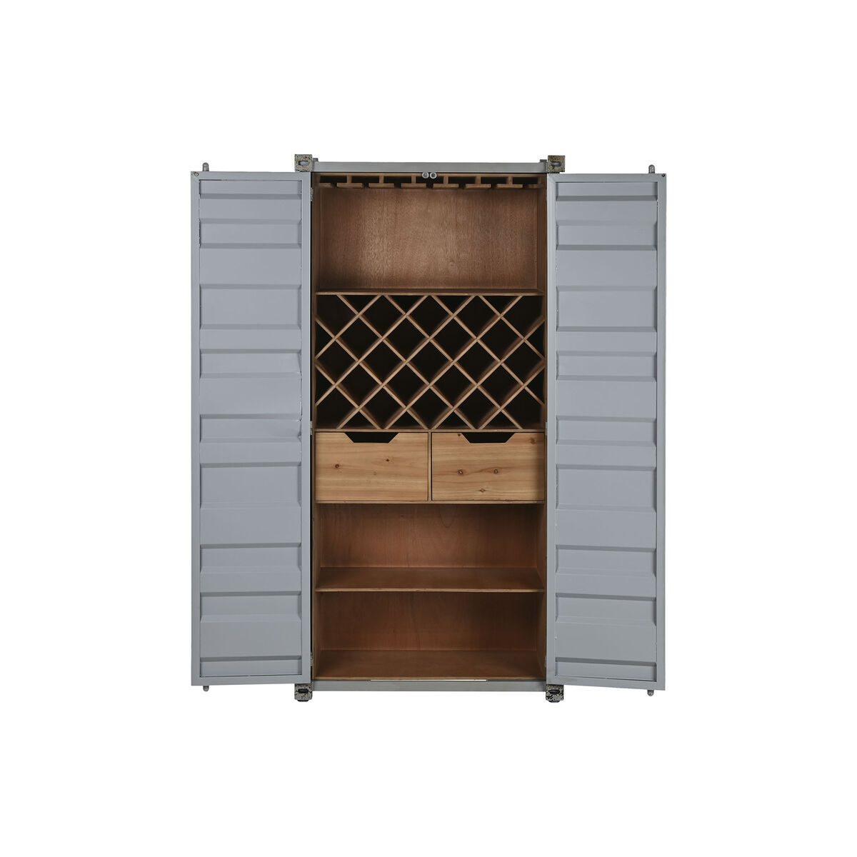 Bottle rack Home ESPRIT Sky blue 76,5 x 41 x 157,5 cm Bottle rack Home ESPRIT Sky blue 76,5 x 41 x 157,5 cm