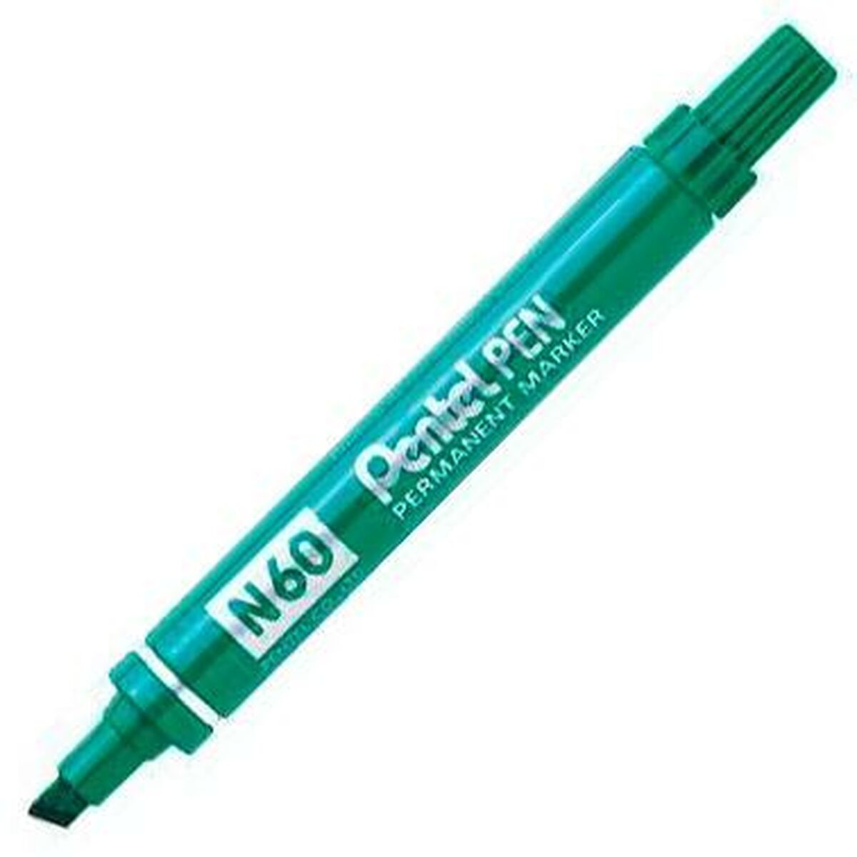 Permanent marker Pentel N60 Aluminium Green 12 Units