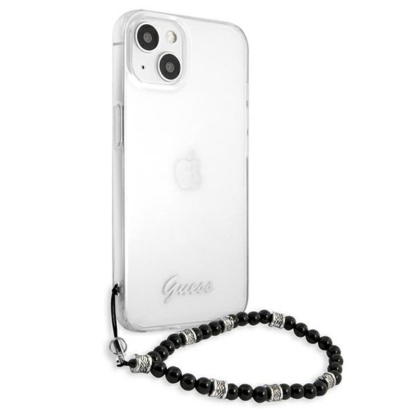 Guess GUHCP13SKPSBK Apple iPhone 13 mini Transparent hardcase Black Pearl