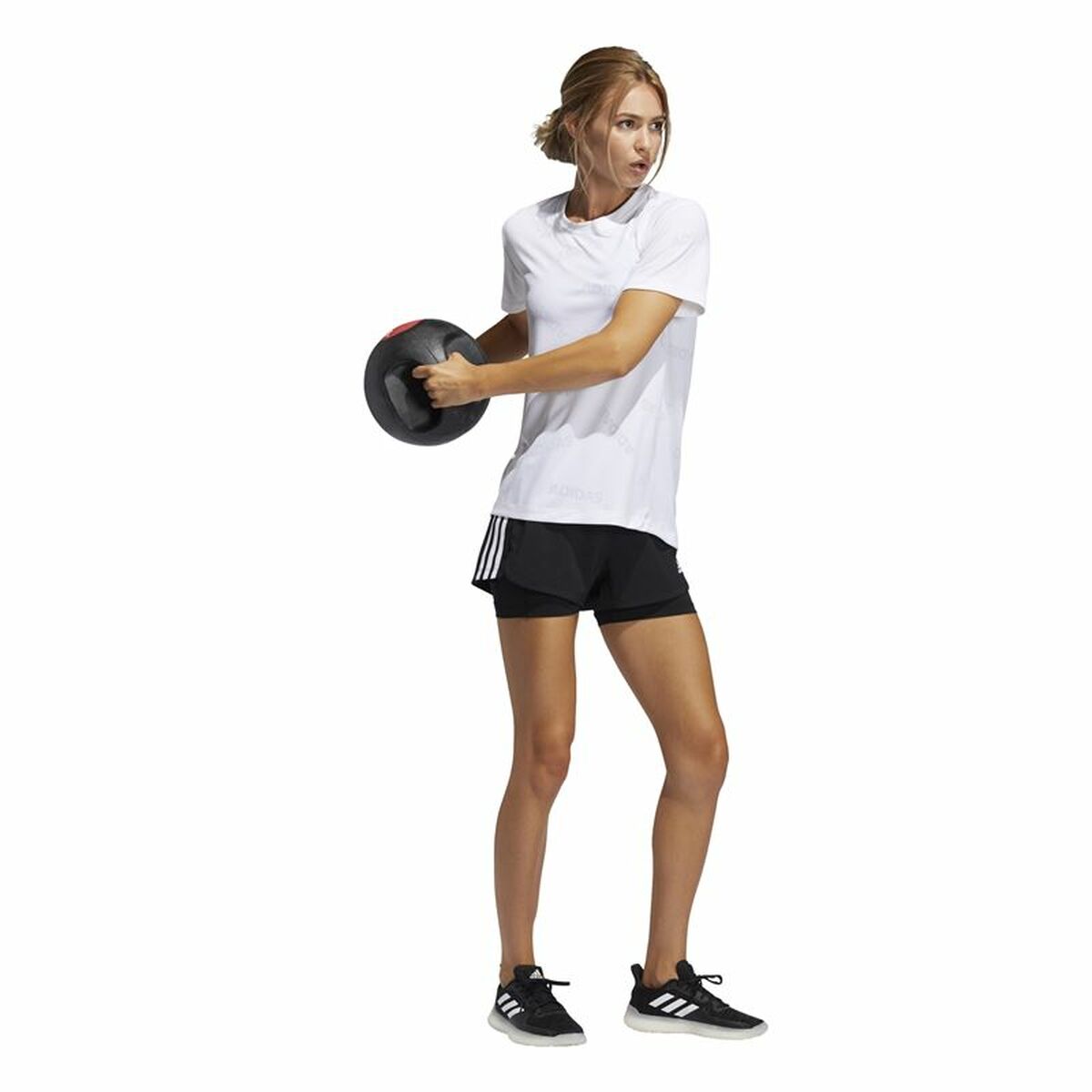 Sports Shorts for Women Adidas Pacer Black