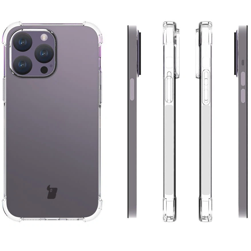 Bizon Case Clear Pack Apple iPhone 15 Pro Max clear