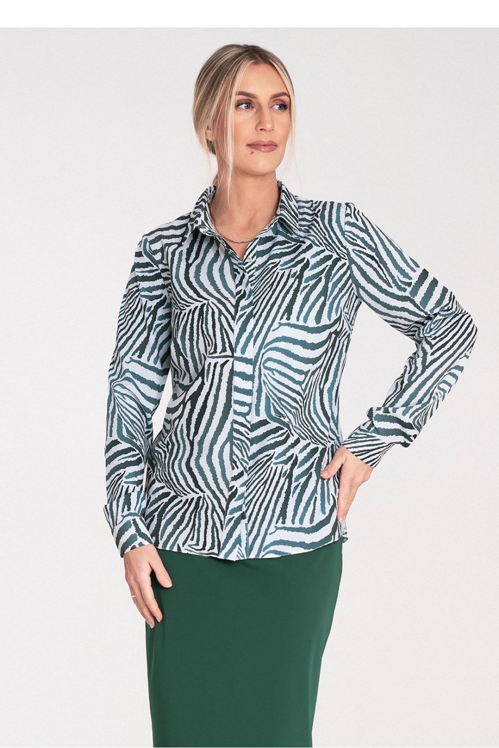  Long sleeve shirt model 204302 Figl  multicolor