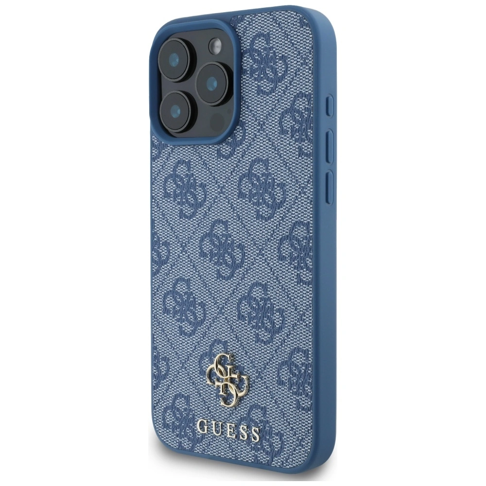 Guess HC PU 4G Small 4G and Classic Apple iPhone 16 Pro Max MagSafe blue