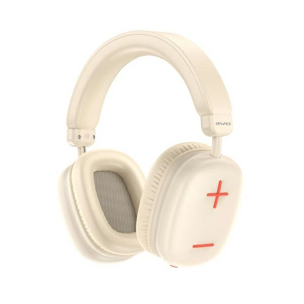 AWEI AT6 wireless Bluetooth in-ear headphones beige