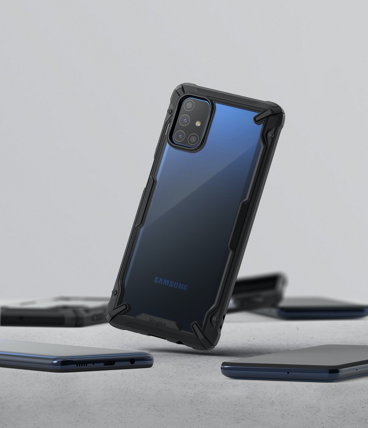 Ringke Fusion-X Samsung Galaxy M51 Camo (Moro) Black
