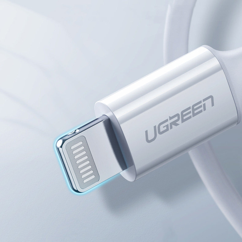 UGREEN US171 USB-C - Lightning MFi Cable 3A 0.5m white
