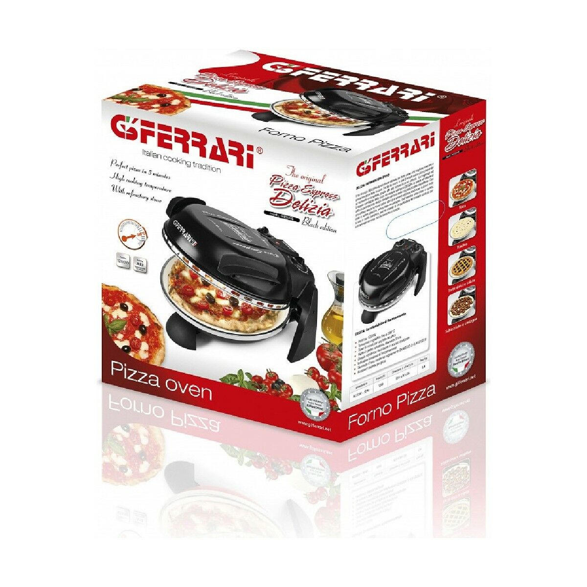 Mini Electric Oven G3Ferrari G1000610                        Black 1200 W