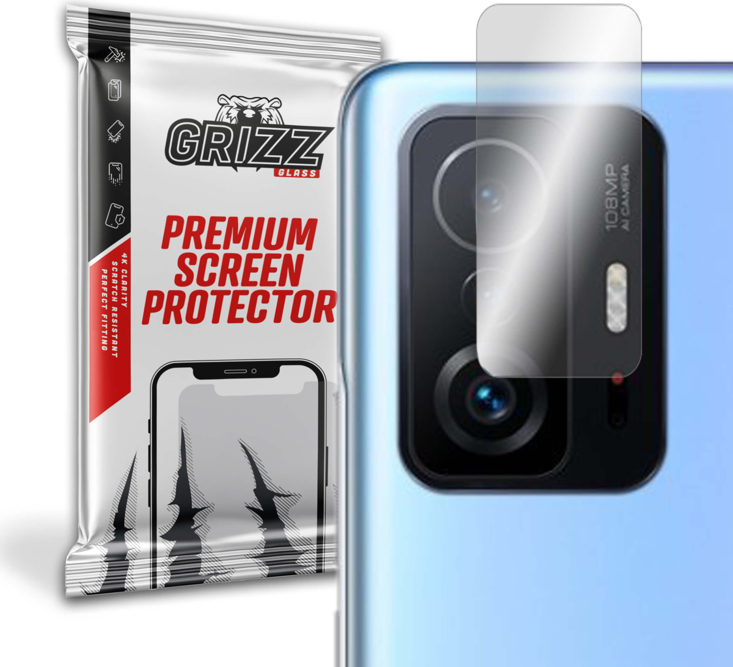 GrizzGlass HybridGlass Camera Xiaomi Mi 11T Pro
