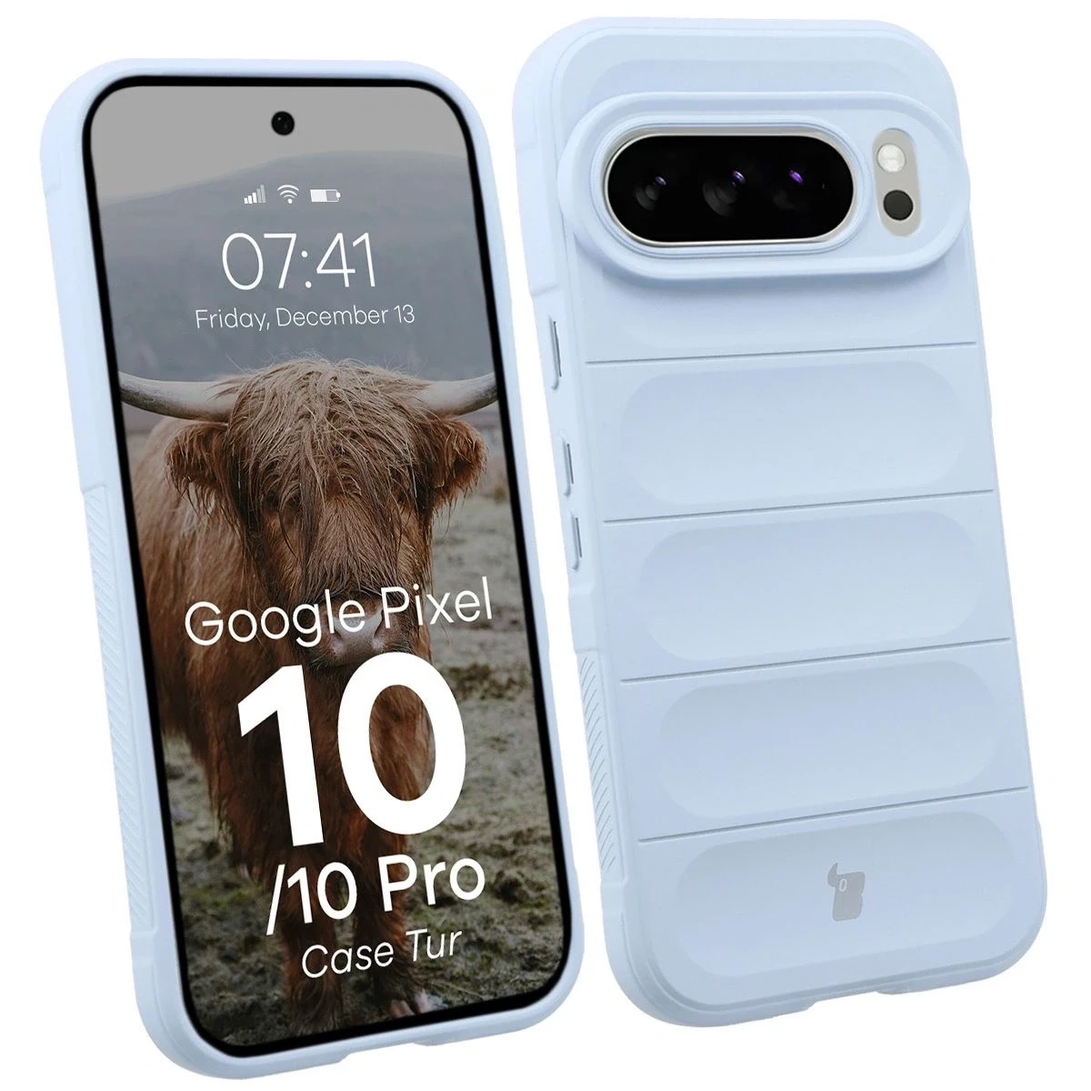 Pancerne etui Bizon Case Tur do Google Pixel 10 / 10 Pro jasnoniebieskie