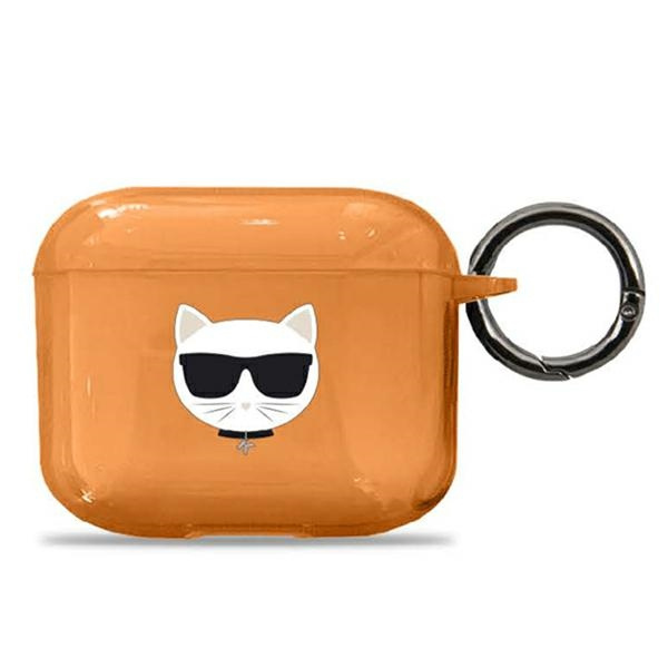 Karl Lagerfeld KLA3UCHFO Apple AirPods 3 cover orange Choupette