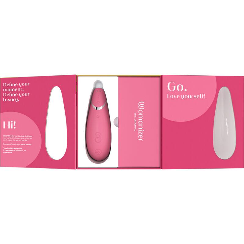 WOMANIZER - PREMIUM 2 CLITORAL STIMULATOR RASPBERRY