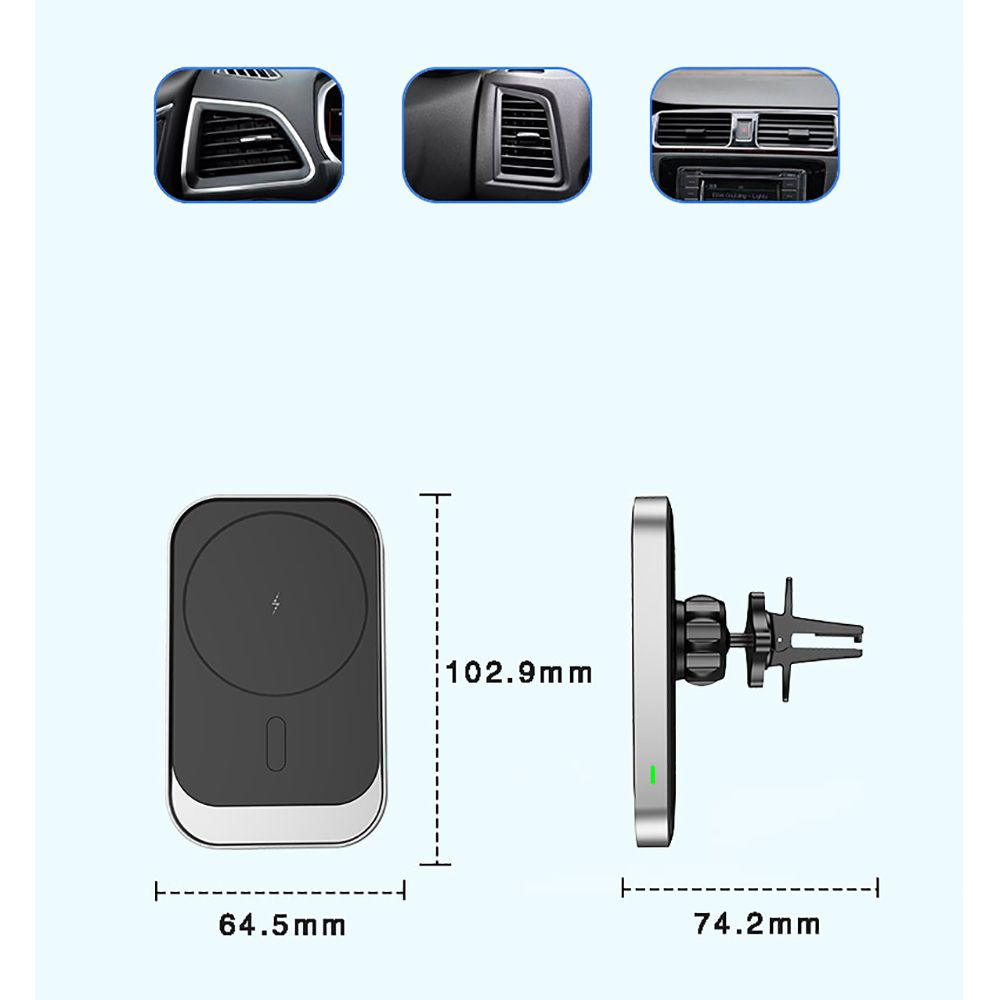 Tech-protect Cw19 Magnetic Magsafe Vent Car Mount Black