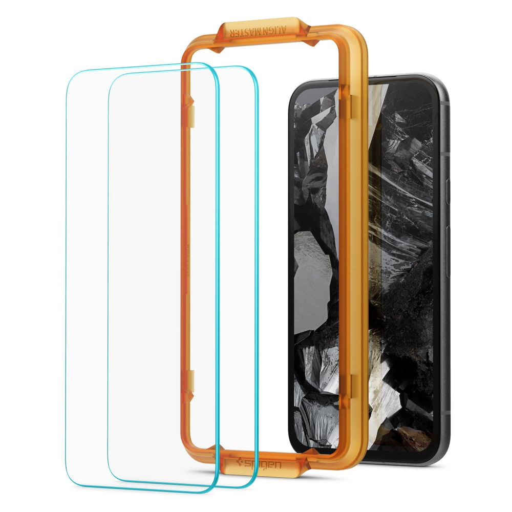 Spigen GLAS.tR AlignMaster Google Pixel 8a Clear [2 PACK]