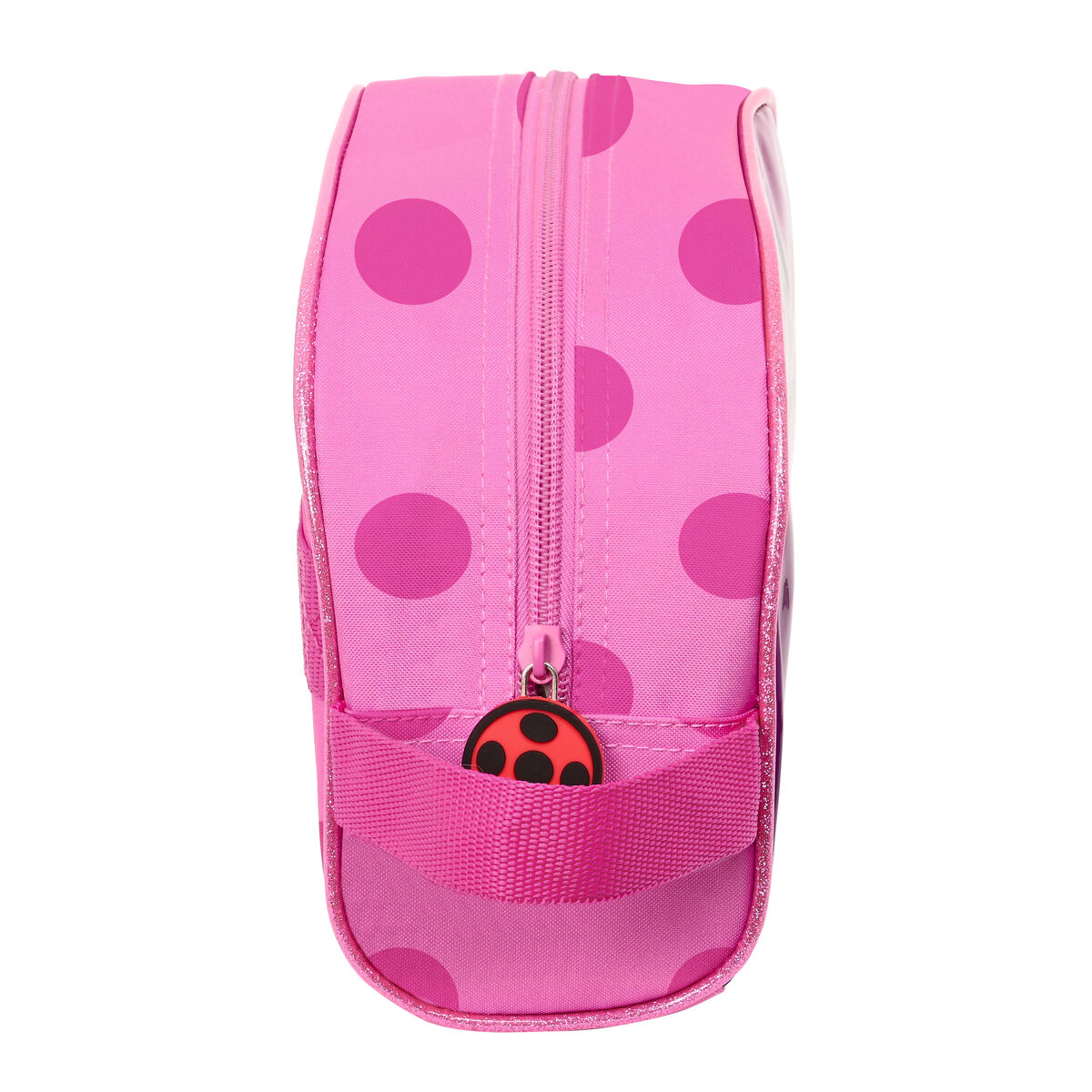 School Toilet Bag Lady Bug Fuchsia (26 x 16 x 9 cm)