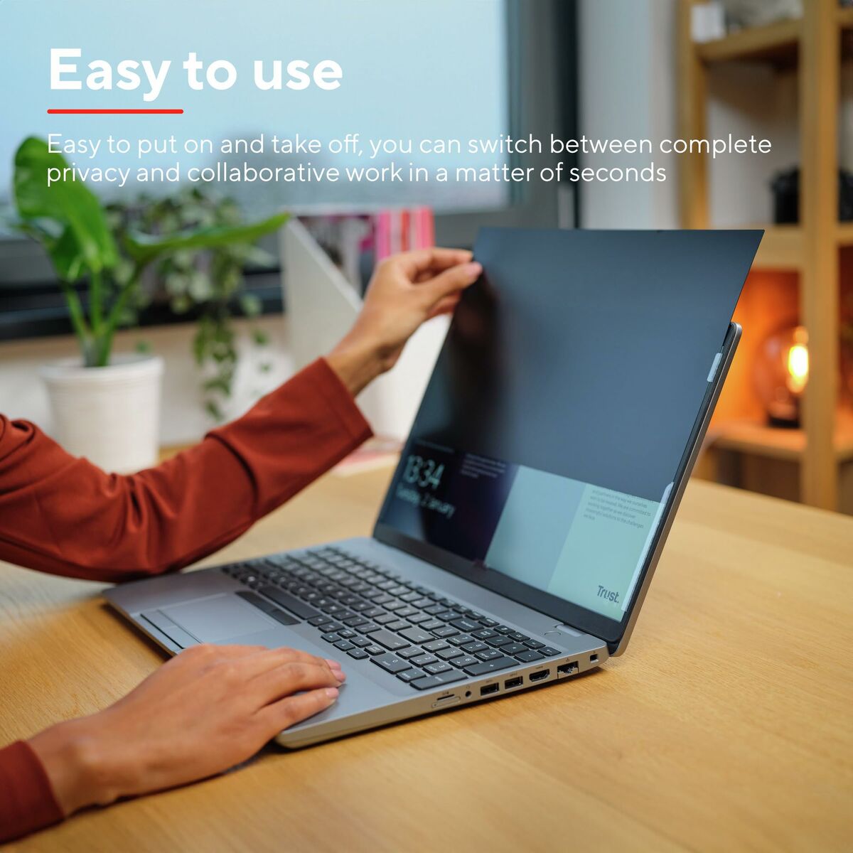 Privacy Filter for Monitor Trust 25195 15,6" Privacy Filter for Monitor Trust 25195 15,6"