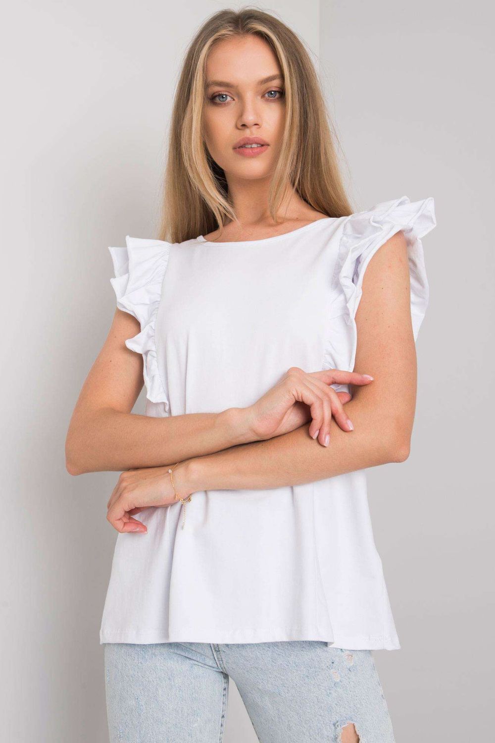  Blouse model 167518 Och Bella  white