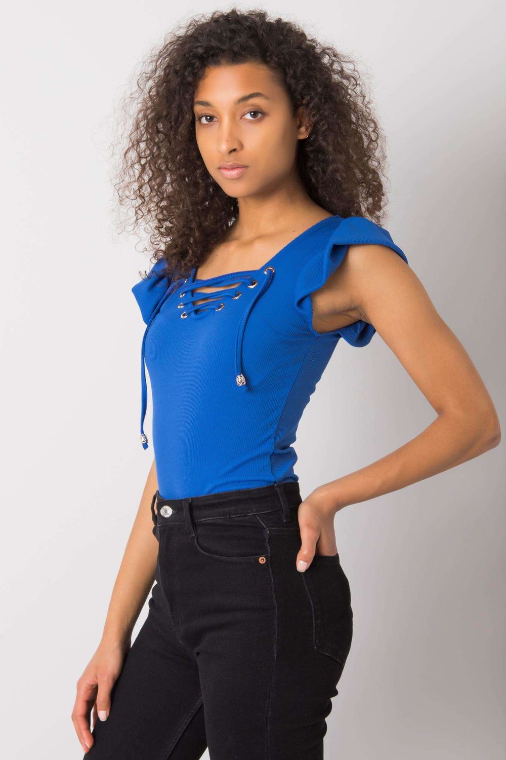  Blouse model 167398 Italy Moda  blue