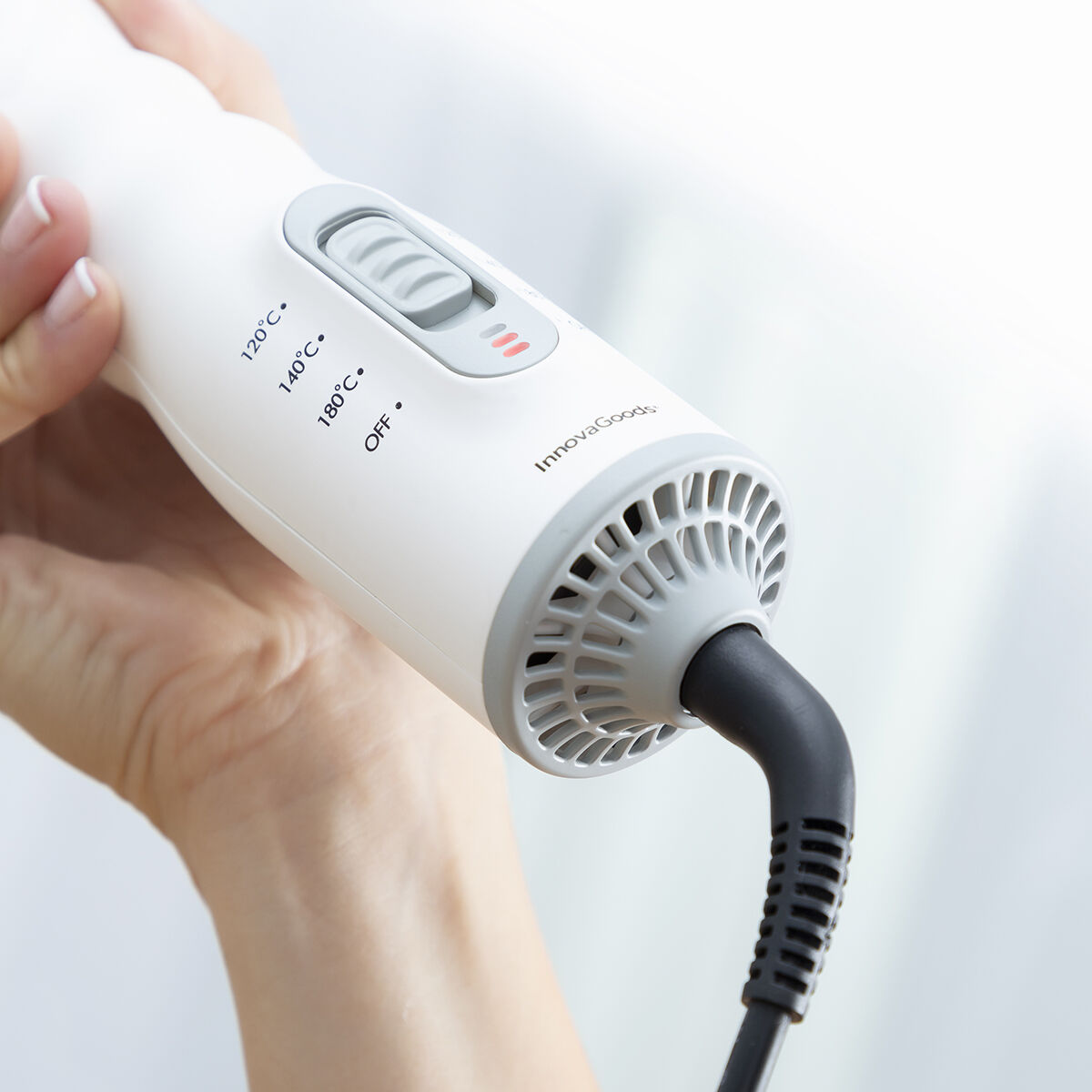 3-in-1 Drying, Styling and Curling Hairbrush Dryple InnovaGoods 550 W